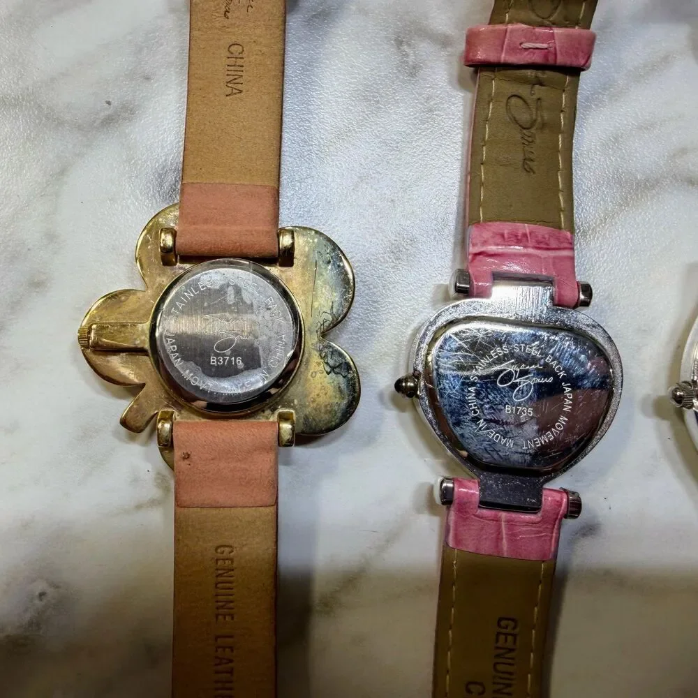 Suzanne Somers Novelty Watch Lot of 4 Rhinestone Crystal Watches